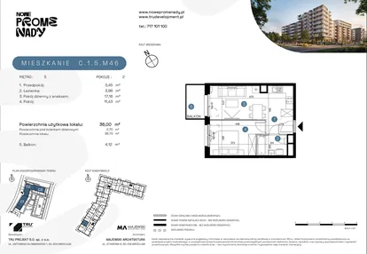 Mieszkanie w inwestycji: Nowe Promenady etap II