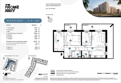 Mieszkanie w inwestycji: Nowe Promenady etap II