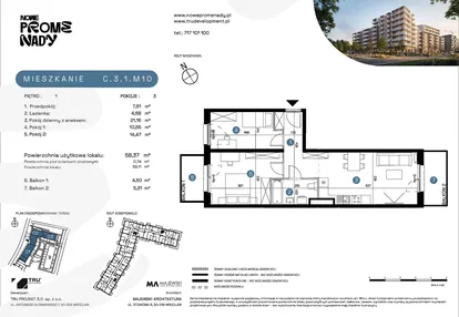 Mieszkanie w inwestycji: Nowe Promenady etap II