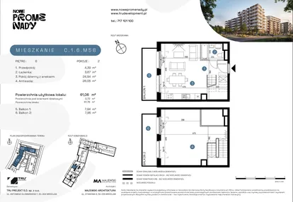 Mieszkanie w inwestycji: Nowe Promenady etap II