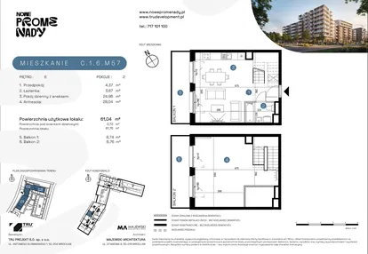 Mieszkanie w inwestycji: Nowe Promenady etap II