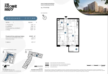 Mieszkanie w inwestycji: Nowe Promenady etap II
