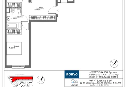 Mieszkanie w inwestycji: Rytm Mokotowa - etap 1B