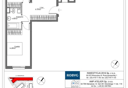 Mieszkanie w inwestycji: Rytm Mokotowa - etap 1B