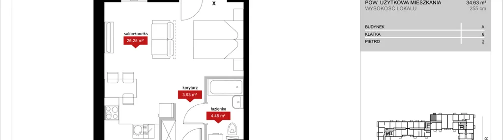 Mieszkanie w inwestycji: Atrium - Nowy Szczepin