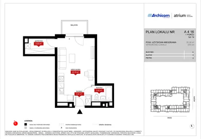 Mieszkanie w inwestycji: Atrium - Nowy Szczepin