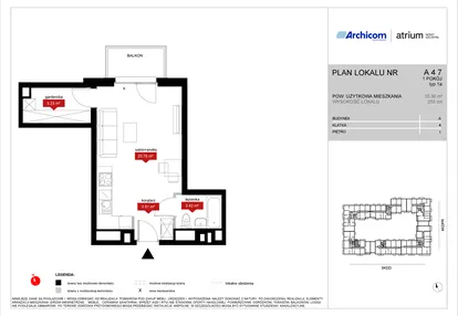Mieszkanie w inwestycji: Atrium - Nowy Szczepin