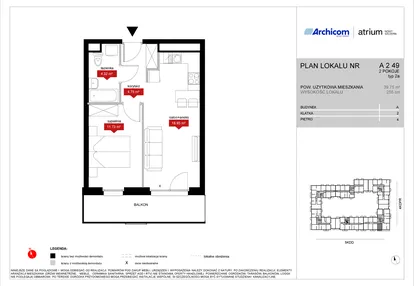 Mieszkanie w inwestycji: Atrium - Nowy Szczepin