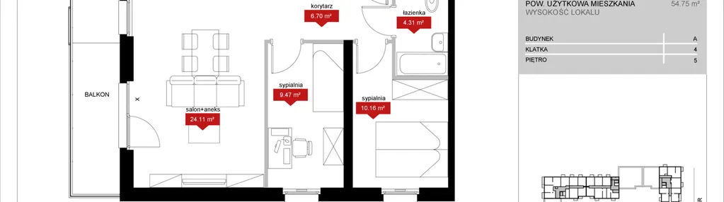 Mieszkanie w inwestycji: Atrium - Nowy Szczepin