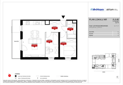 Mieszkanie w inwestycji: Atrium - Nowy Szczepin