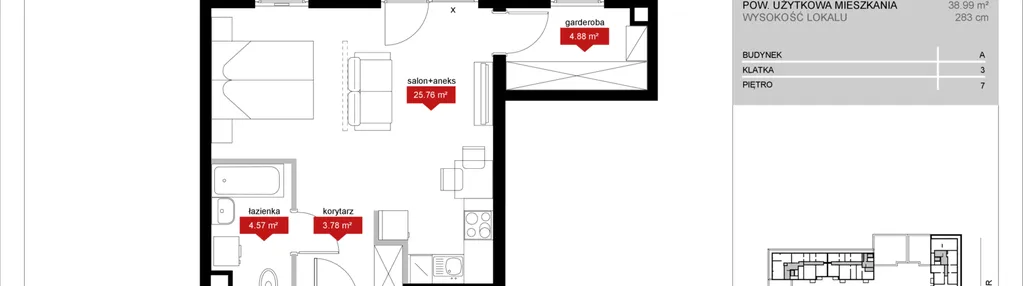 Mieszkanie w inwestycji: Atrium - Nowy Szczepin