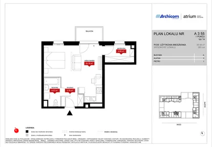 Mieszkanie w inwestycji: Atrium - Nowy Szczepin