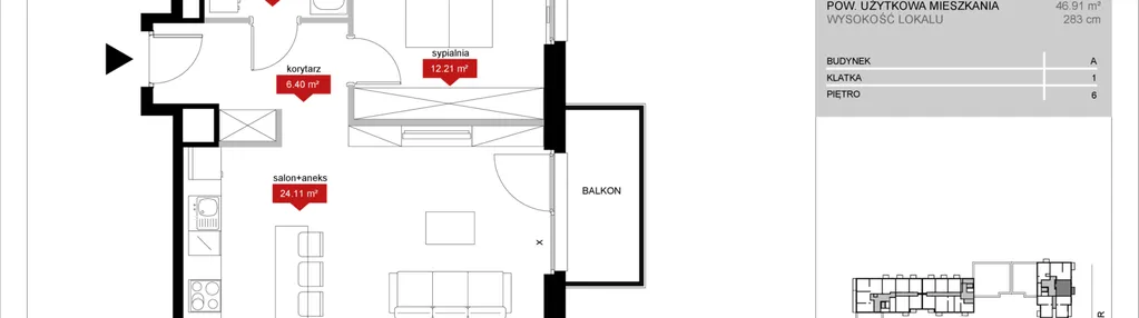 Mieszkanie w inwestycji: Atrium - Nowy Szczepin