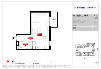 Mieszkanie w inwestycji: Atrium - Nowy Szczepin