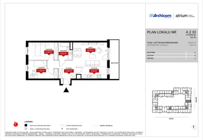 Mieszkanie w inwestycji: Atrium - Nowy Szczepin