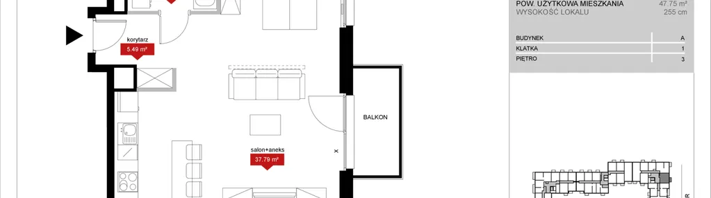Mieszkanie w inwestycji: Atrium - Nowy Szczepin
