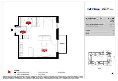 Mieszkanie w inwestycji: Atrium - Nowy Szczepin