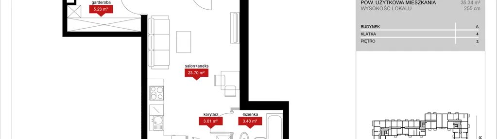Mieszkanie w inwestycji: Atrium - Nowy Szczepin