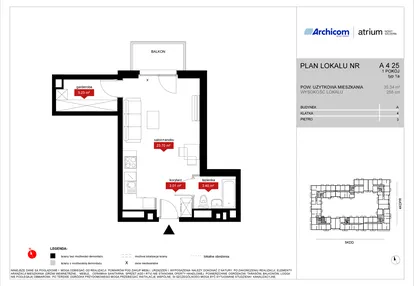 Mieszkanie w inwestycji: Atrium - Nowy Szczepin
