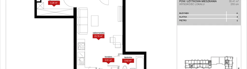 Mieszkanie w inwestycji: Atrium - Nowy Szczepin