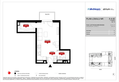 Mieszkanie w inwestycji: Atrium - Nowy Szczepin