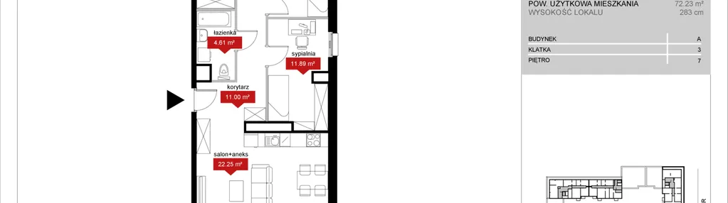 Mieszkanie w inwestycji: Atrium - Nowy Szczepin