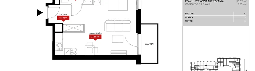 Mieszkanie w inwestycji: Atrium - Nowy Szczepin