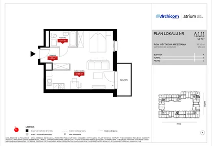 Mieszkanie w inwestycji: Atrium - Nowy Szczepin