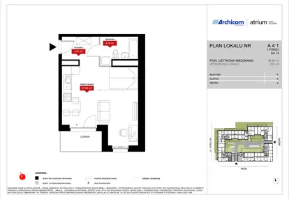 Mieszkanie w inwestycji: Atrium - Nowy Szczepin