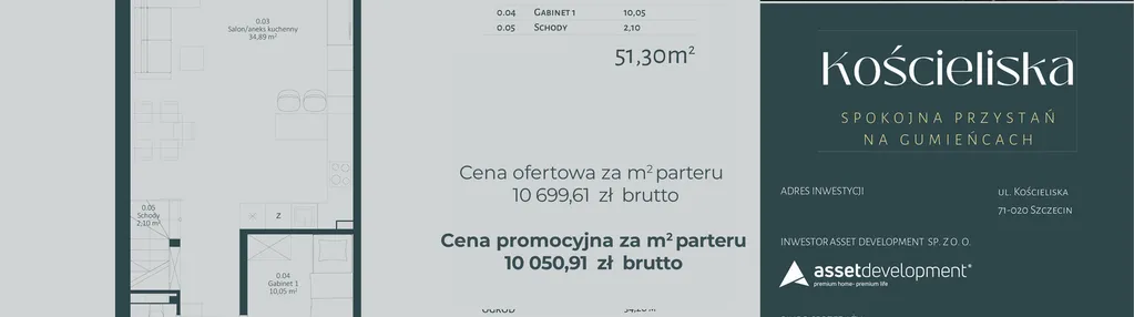 Mieszkanie w inwestycji: Kościeliska