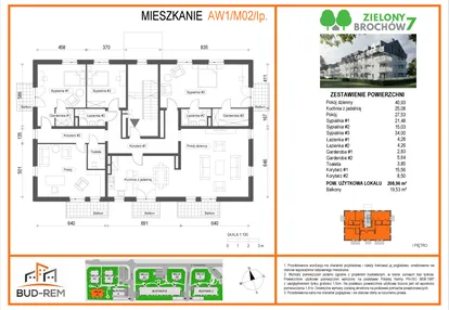 Mieszkanie w inwestycji: Zielony Brochów 7 - etap A