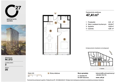 Mieszkanie w inwestycji: O27 Apartamenty Opolska