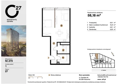 Mieszkanie w inwestycji: O27 Apartamenty Opolska