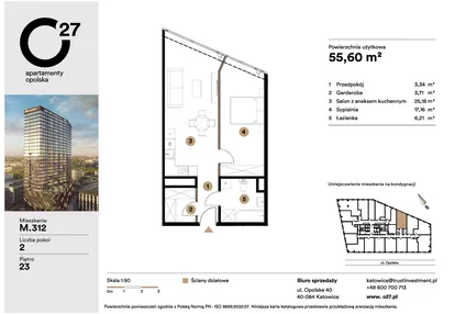 Mieszkanie w inwestycji: O27 Apartamenty Opolska