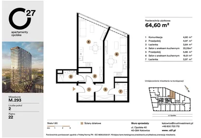 Mieszkanie w inwestycji: O27 Apartamenty Opolska