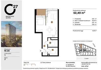 Mieszkanie w inwestycji: O27 Apartamenty Opolska