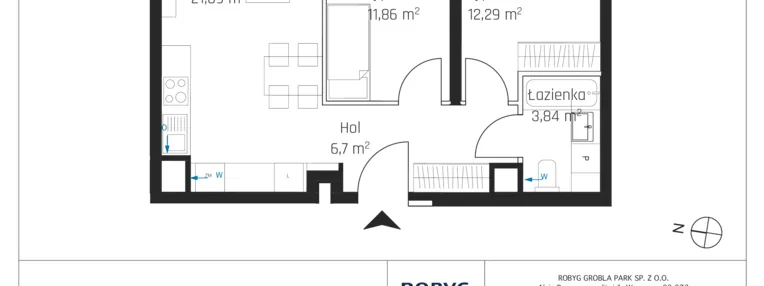 Mieszkanie w inwestycji: Nadmotławie Apartments etap I