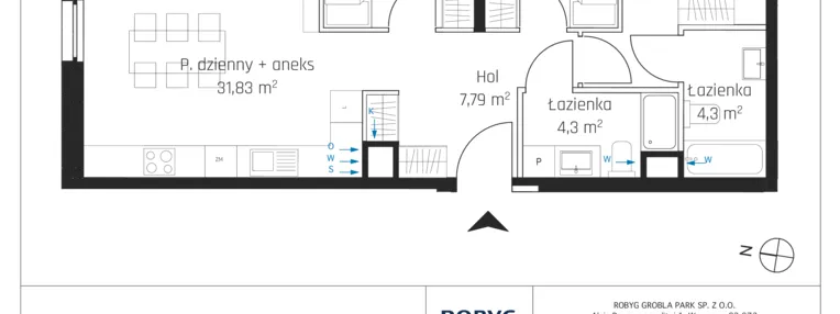 Mieszkanie w inwestycji: Nadmotławie Apartments etap I
