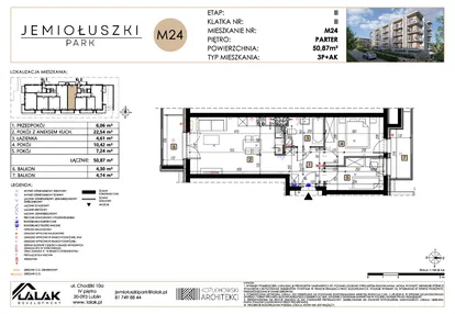 Mieszkanie w inwestycji: Jemiołuszki Park etap 2