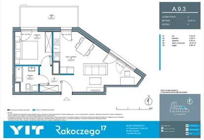 Mieszkanie w inwestycji: Rakoczego 17