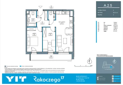 Mieszkanie w inwestycji: Rakoczego 17