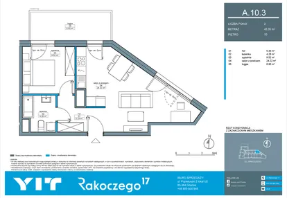 Mieszkanie w inwestycji: Rakoczego 17