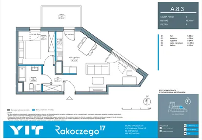 Mieszkanie w inwestycji: Rakoczego 17