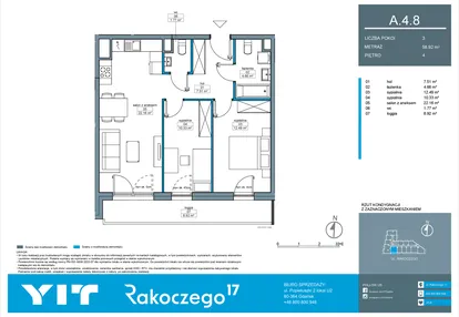 Mieszkanie w inwestycji: Rakoczego 17