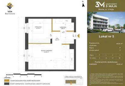 Mieszkanie w inwestycji: Apartamenty 3 Maja