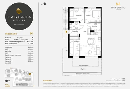 Mieszkanie w inwestycji: CASCADA House