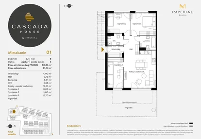 Mieszkanie w inwestycji: CASCADA House
