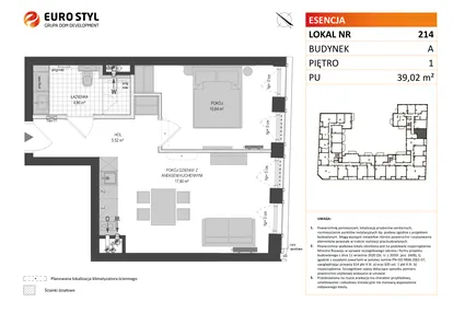 Mieszkanie w inwestycji: Esencja - Apartamenty inwestycyjne