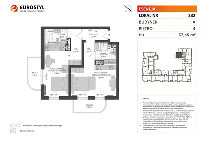 Mieszkanie w inwestycji: Esencja - Apartamenty inwestycyjne
