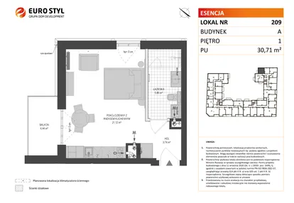 Mieszkanie w inwestycji: Esencja - Apartamenty inwestycyjne